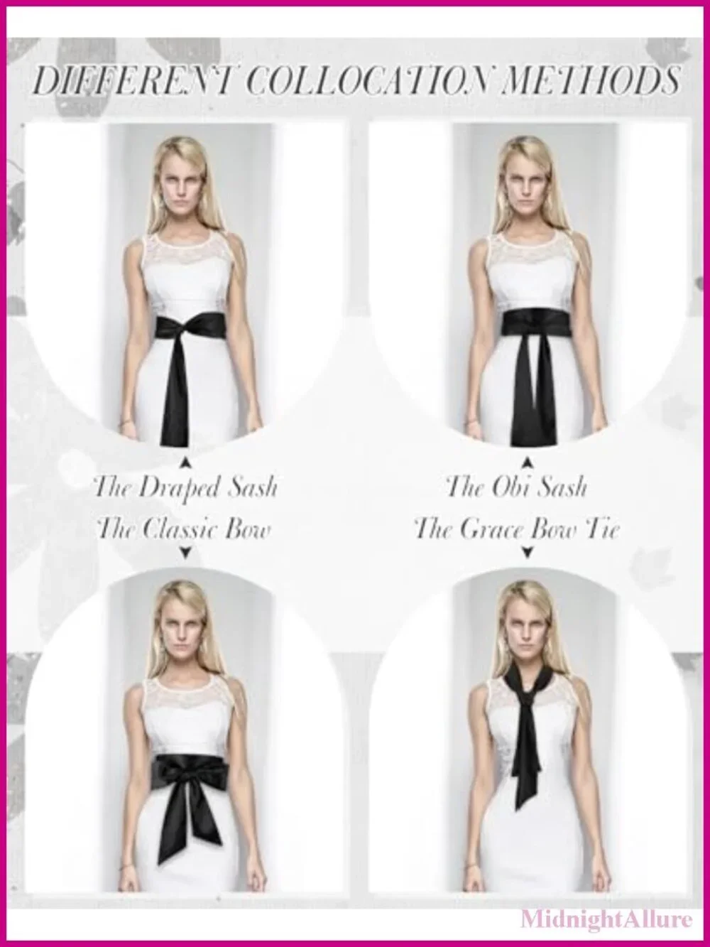 Satin Waist Belt for Dress Sash Tie Obi Belt Wedding Party Accessory